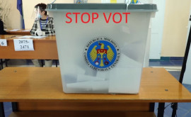 Stop Vot Secțiile de votare din Bălți au fost închise