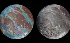 Sonda Juno a trimis noi imagini uimitoare cu Jupiter și sunete scose de luna Ganymede