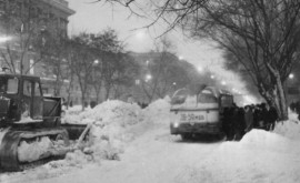 Înapoi în trecut Chișinăul acoperit de omăt în ianuarie 1963 VIDEO