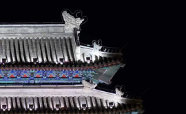 Axa centrală a capitalei Beijing luminată cu ocazia JO de iarnă