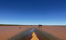 O autostradă care traversează Australia de la sud la nord a fost inundată