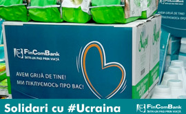 FinComBank continuă campania Solidari cu Ucraina