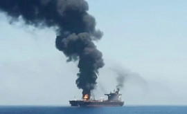 В Черном море горит судно под молдавским флагом