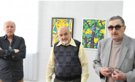 В Национальной библиотеке открылась выставка работ художника Аурела Гуцу