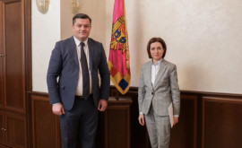Майя Санду провела встречу с президентом Национальной конфедерации профсоюзов Молдовы