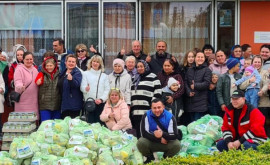 Refugiații ucraineni din țara noastră au primit donații de Paște