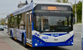 Туристические троллейбусы украшены в духе пасхальных праздников 