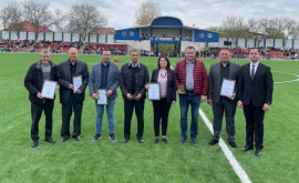 Stadionul din Fălești a fost redeschis cu suportul FMF