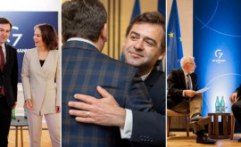 Primele imagini de la summitul G7 la care Moldova participă în premieră Popescu sa văzut cu Kuleba și Borell