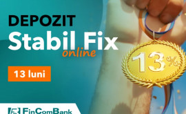 Depozitul STABIL FIX de la FinComBank campion printre rate fixe