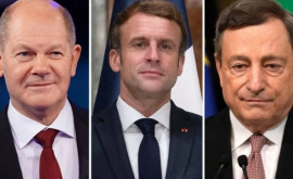 Scholz Macron și Draghi vor vizita Kievul