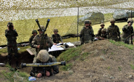Молдавские солдаты прошли учения Огненный щит
