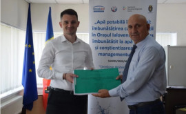A fost finalizat proiectul de reconstrucţie a punctului de dezinfectare a apei la Ialoveni