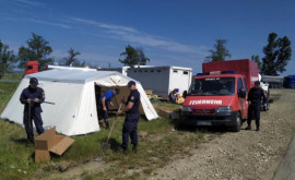 Спасатели установили площадки для отдыха на КПП Леушены Джурджулешты и Скулены