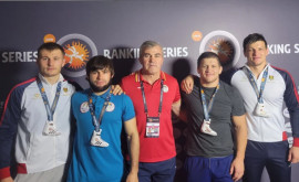 Молдавские борцы завоевали четыре медали на турнире в Риме