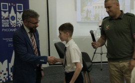 La Chișinău a fost premiat un elev cîștigător al concursului internațional