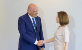 Situația de securitate din regiune discutată de Președinta Maia Sandu și ministrul elen al Afacerilor Externe