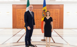 Maia Sandu sa întîlnit cu ministrul Afacerilor Externe și al Apărării al Irlandei