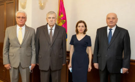 Maia Sandu a avut o întîlnire cu aproape toți foștii președinți ai R Moldova