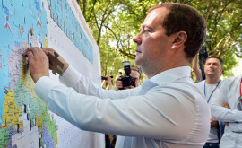 Медведев опубликовал карту Украины