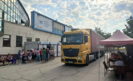 Recepționarea unei noi încărcături cu ajutor umanitar din partea orașului Mannheim Germania