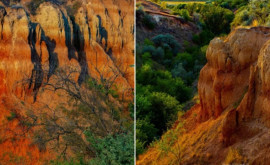  Cît de frumoasă ne e natura Fotografii de la canionul roșu din Etulia realizate de Roman Friptuleac