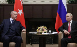 Erdogan a ajuns la Soci Președintele Turc are planificată o întrevedere cu Vladimir Putin