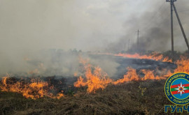 Сильный пожар в Тирасполе