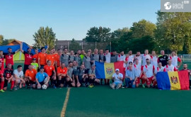 Fotbalul a reunit moldovenii din Canada