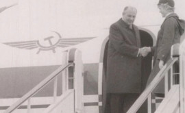 Vizita lui Mihail Gorbaciov în RSS Moldovenească Imagini surprinse în anul 1979