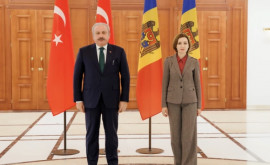 Maia Sandu sa întîlnit cu președintele Marii Adunări Naționale a Turciei