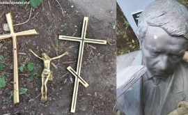 Ничего святого мужчина осквернил памятник на кладбище