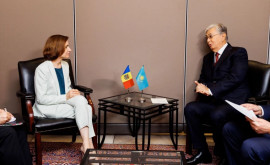 Despre ce au discutat președinții Moldovei și Kazahstanului 