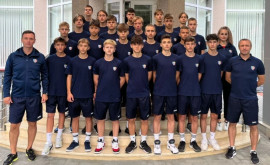  Молдавская сборная юниоров U15 готовится к трем товарищеским матчам