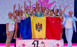 Молдова завоевала золото на международном турнире по художественной гимнастике