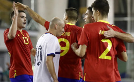Echipa de futsal a Moldovei a jucat cu naționala Spaniei