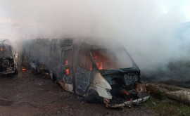 В столичном секторе пожар загорелся автомобиль