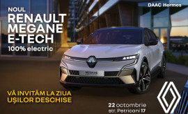 Autocentru RENAULT Moldova invită ziua ușilor deschise dedicate automobilelor electrificate ETECH