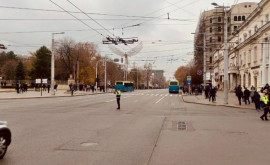 В связи с протестом в центре Кишинева изменилось движение общественного транспорта
