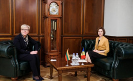 Майя Санду встретилась с премьерминистром Литвы Ингридой Шимоните