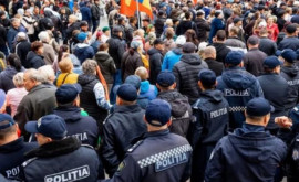 Poliția oferă detalii despre protestul din Capitală 26 de persoane duse la inspectorat