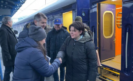 Natalia Gavrilița se află întro vizită în Ucraina
