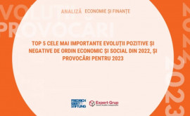 Top 5 cele mai importante evoluții pozitive și negative de ordin economic și social din 2022
