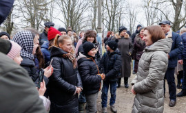 Maia Sandu a vizitat cîteva localități din raionul Dondușeni