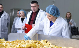 Natalia Gavrilița a vizitat un complex agroindustrial din Nisporeni