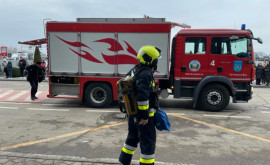 Pompierii chemați la Aeroportul Internațional Chișinău