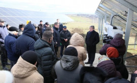 Программа Европейское село в селе Бушила Унгенского района построена солнечная электростанция