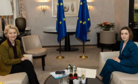 Майя Санду встретилась с председателем Еврокомиссии