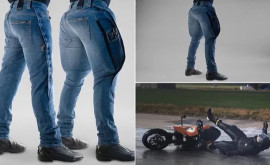 Компания создала для байкеров джинсы с подушками безопасности 