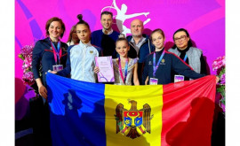 Gimnasta Iana Caraman a obținut medalia de argint la o competiție în Estonia